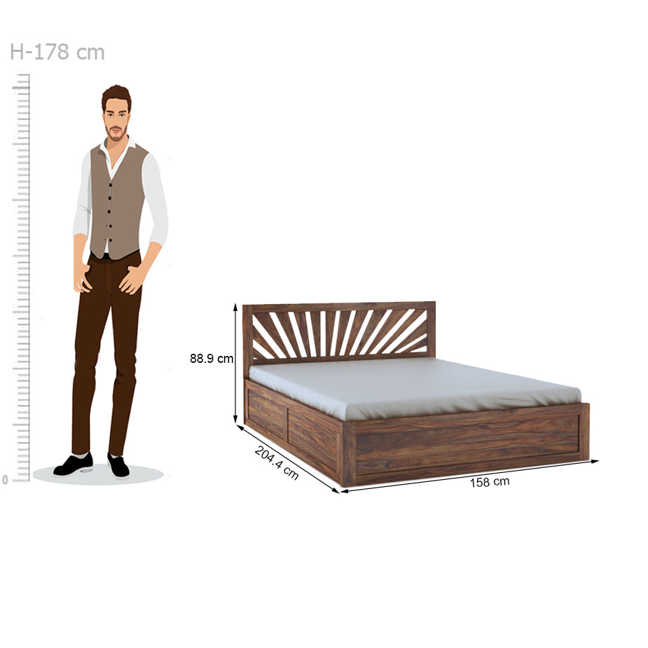 Modorra Queen Box Storage Bed