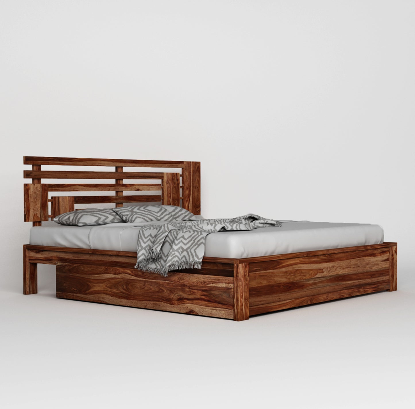 Carvessa King Drawer Storage Bed