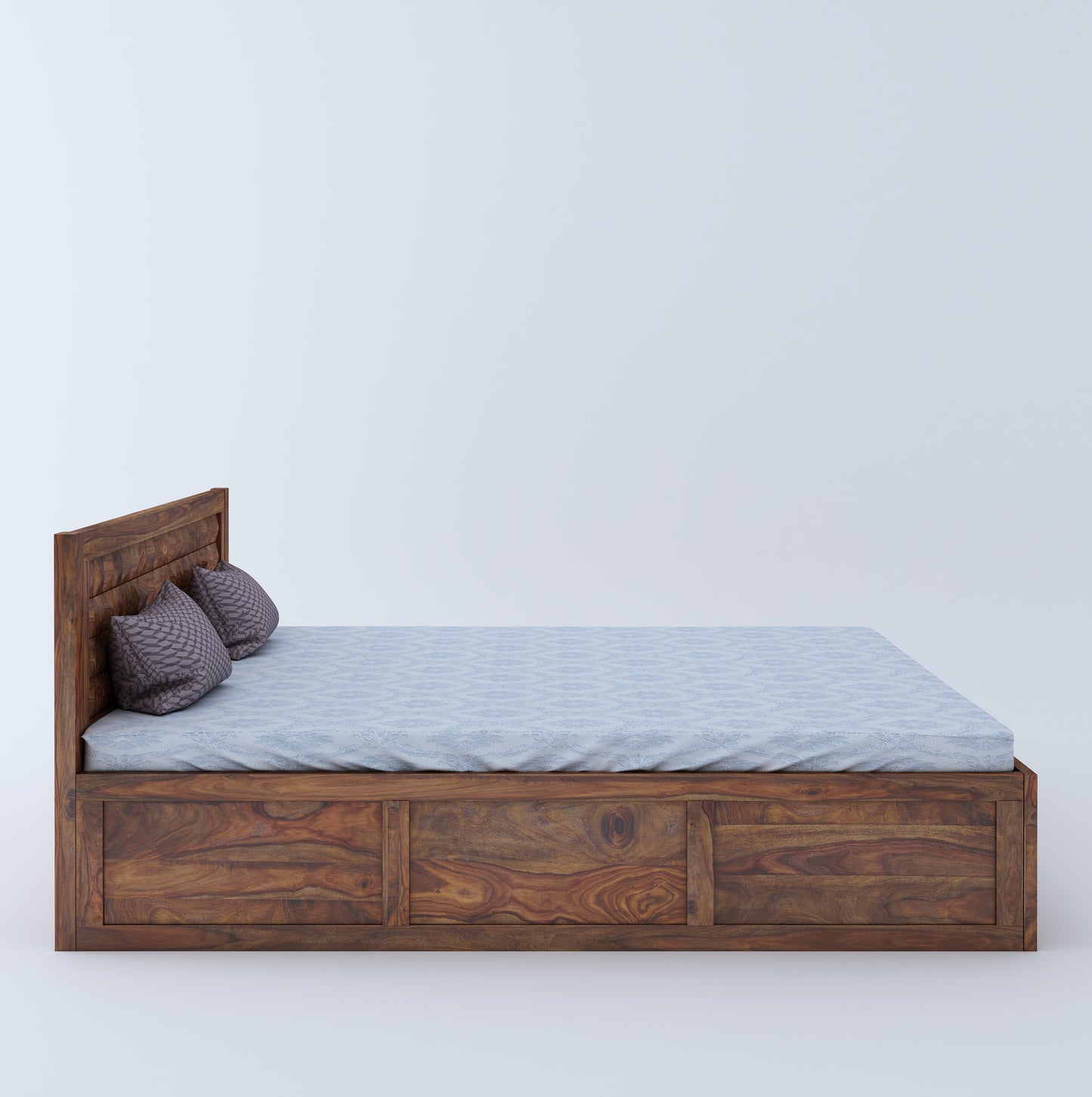 Pinerra Queen Front Drawer Storage Bed