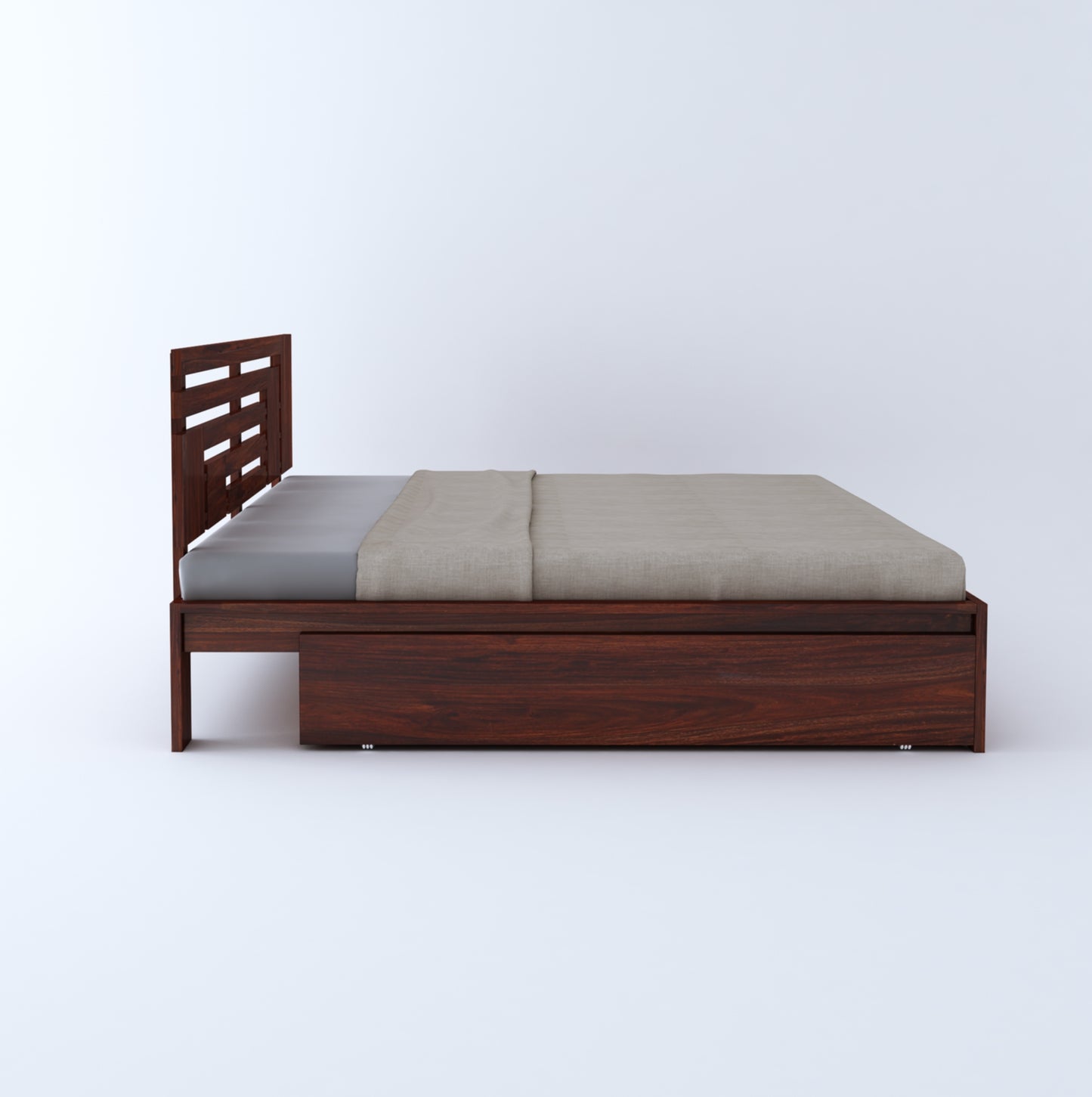 Carvessa Queen Drawer Storage Bed