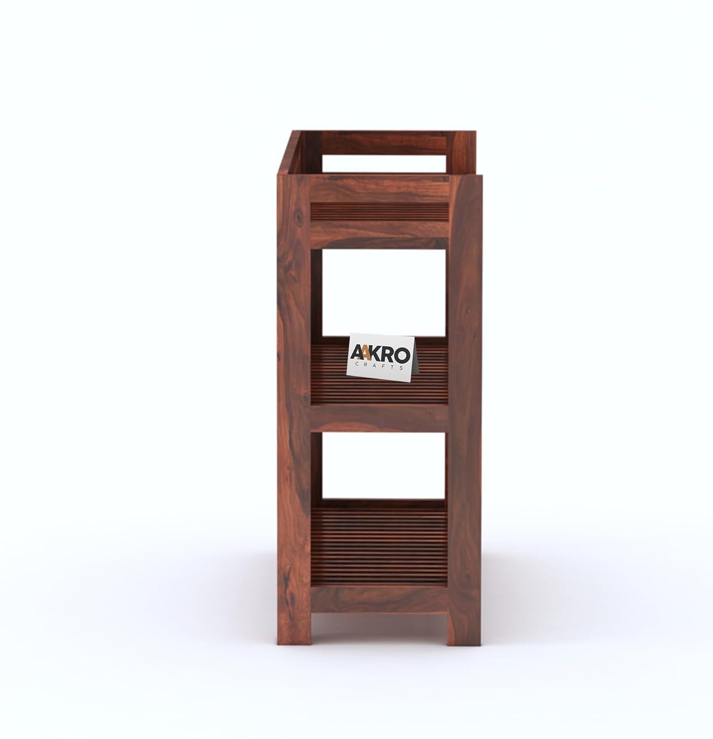 Sheesham Wood Shoe Rack, Multipurpose Rack - 1 Year Warranty