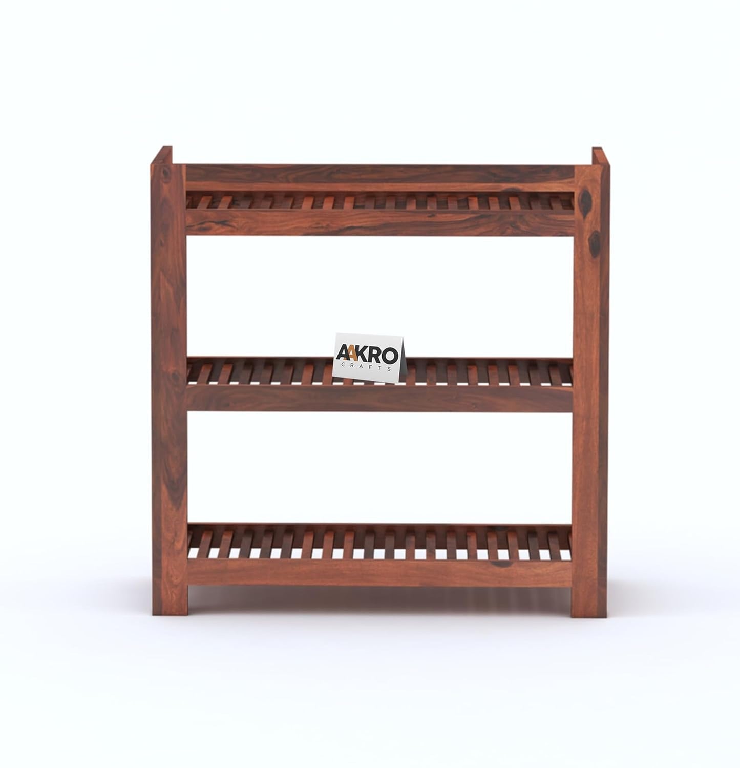 Sheesham Wood Shoe Rack, Multipurpose Rack - 1 Year Warranty