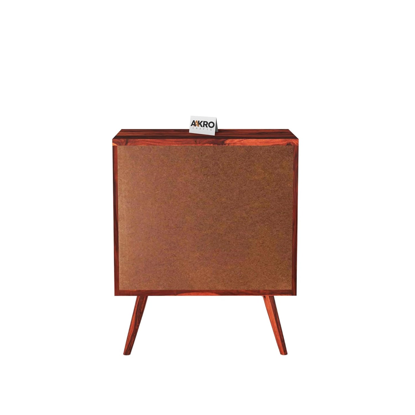 Sheesham Wood Sideboards and Cabinet with 2 Door Storage - 1 Year Warranty