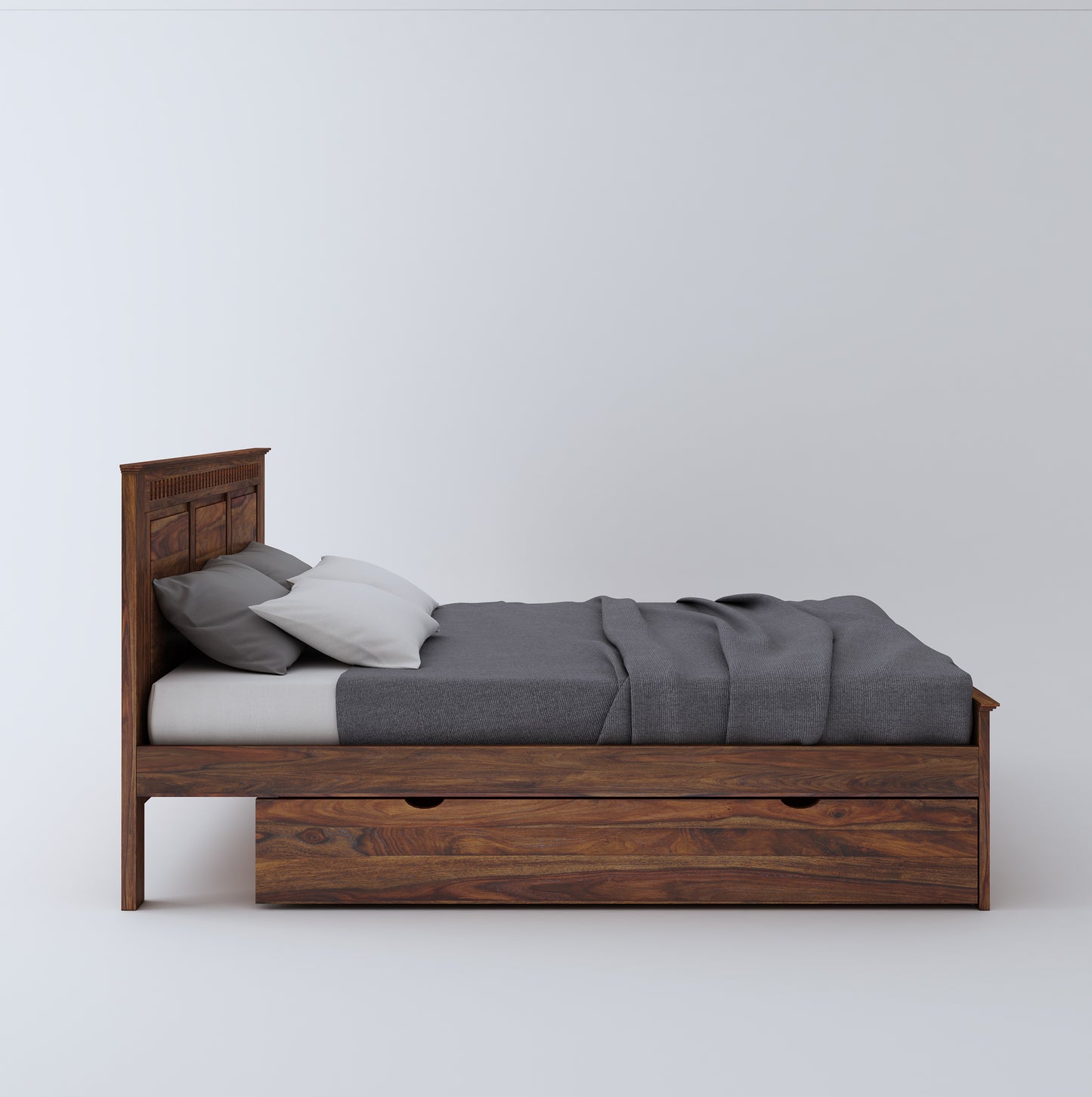 Vintara King Side Drawer Storage Bed