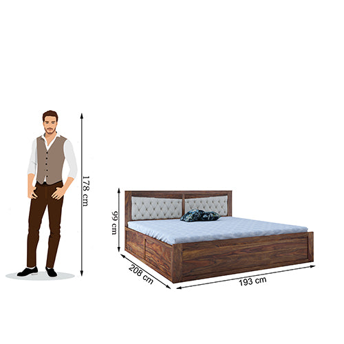 Timberly King Box Storage Bed