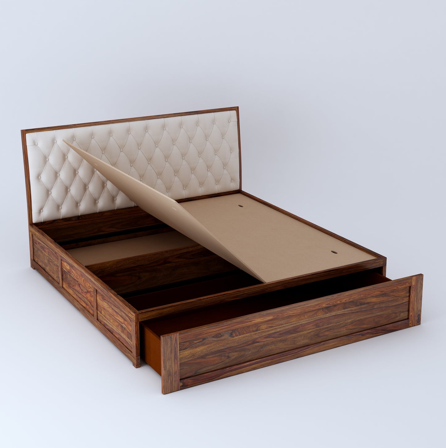 Elmora King Front Drawer Storage Bed