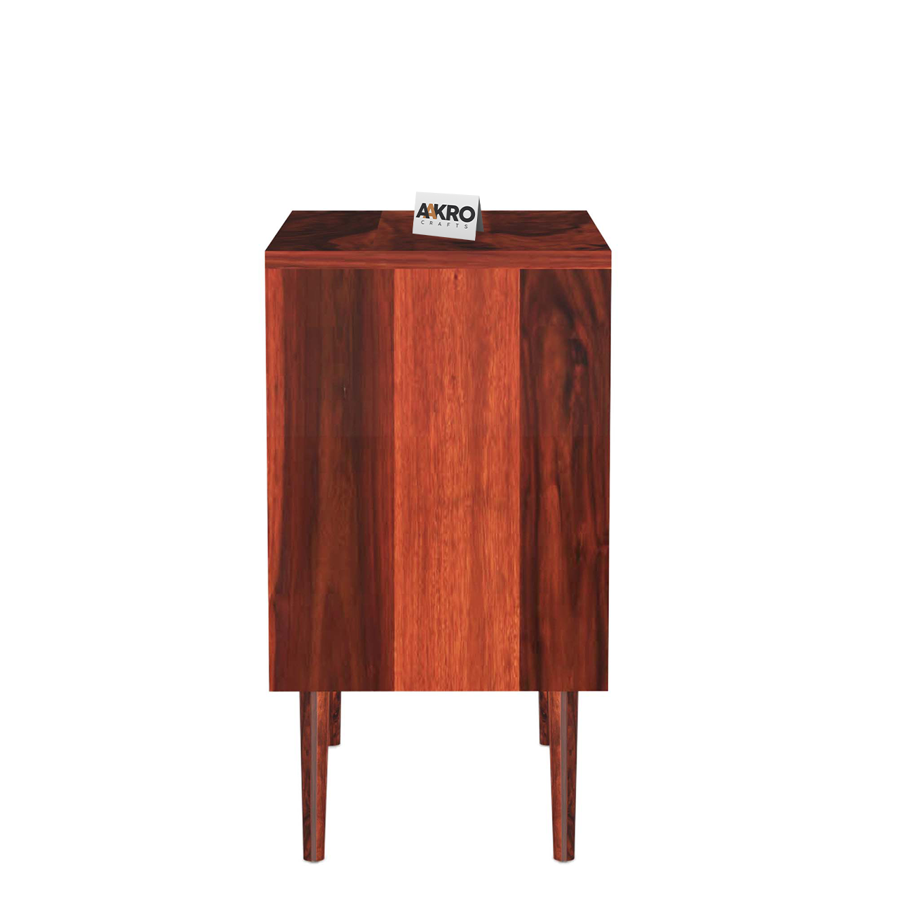 Marvin Solid Sheesham Wood Sideboards and Cabinet with 2 Door Storage for Living Room - Honey Finish (1 Year Warranty)