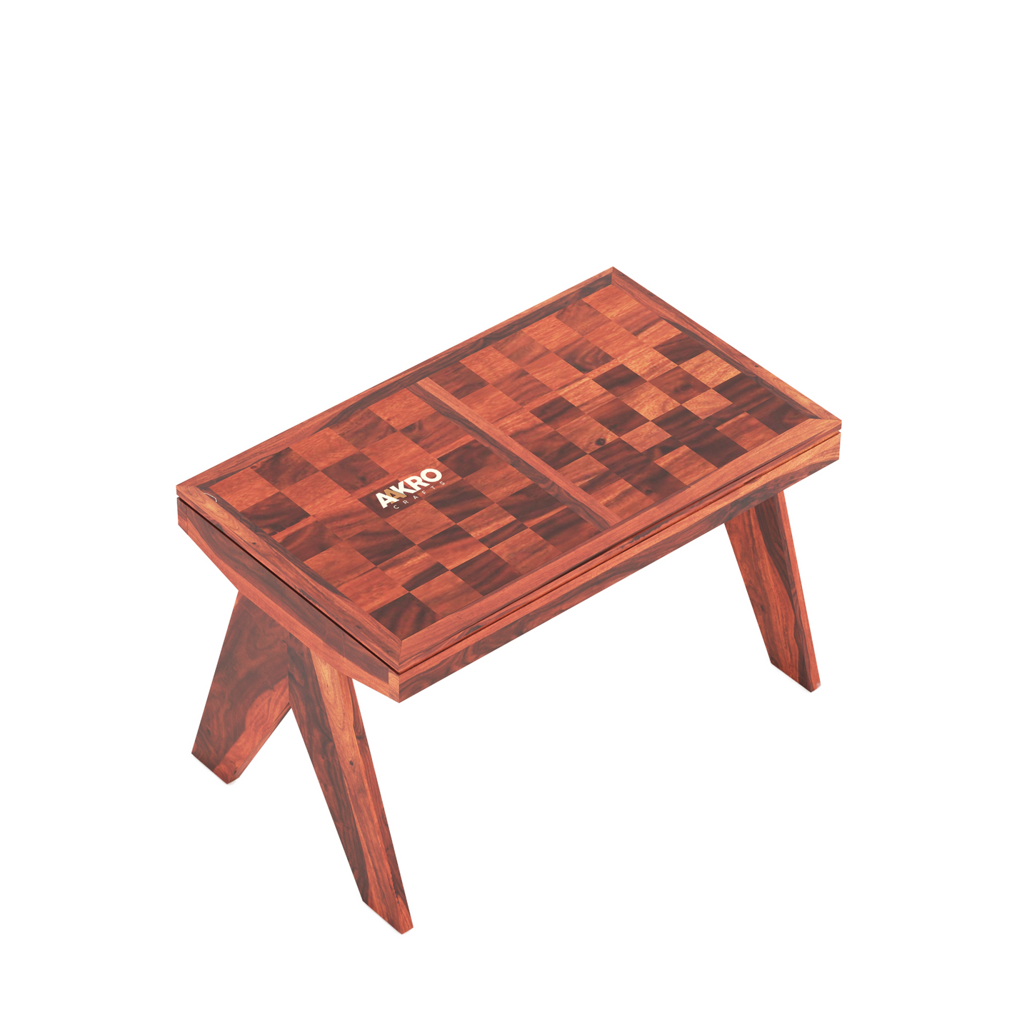 Erin Sheesham Wood Console Table / Entryway Table Checker - 1 Year Warranty