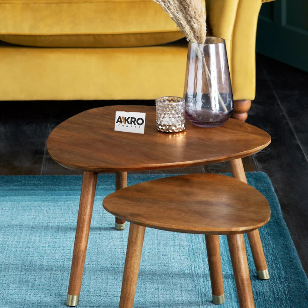 Racksy Solid Wood Nest of 2 Coffee Table