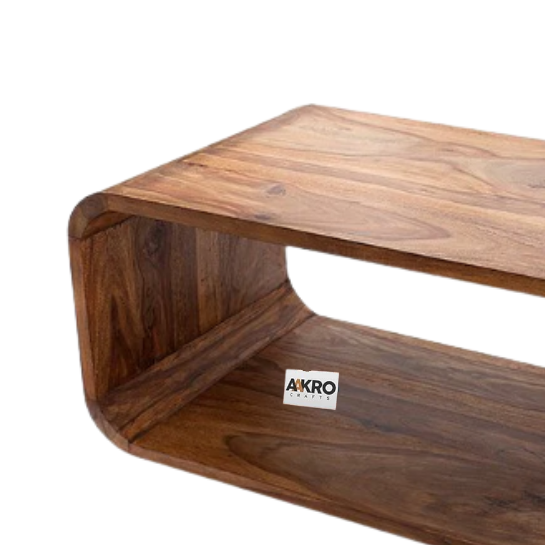 Zenry Sheesham Wood TV Unit/Coffee Table For Living Room Furniture