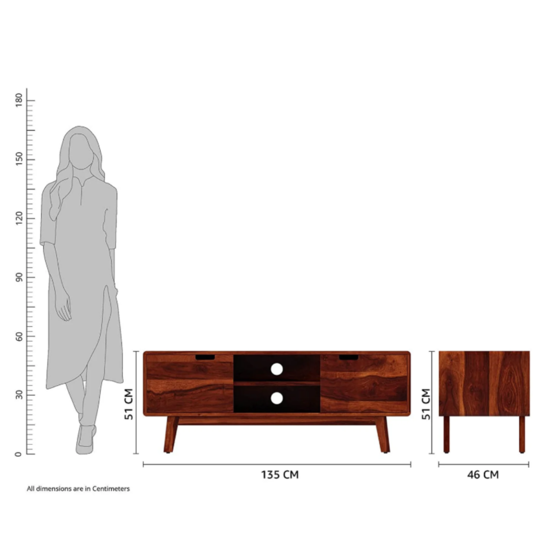 Showvi Sheesham wood Tv-Unit