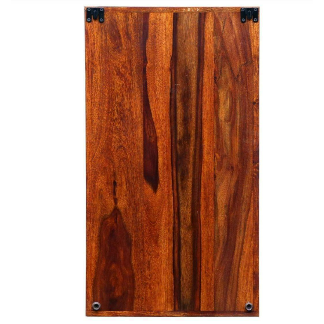 Bellvora Wooden Wall Mount Writing Table | 2 Door Wall Shelves For Living Room And Home