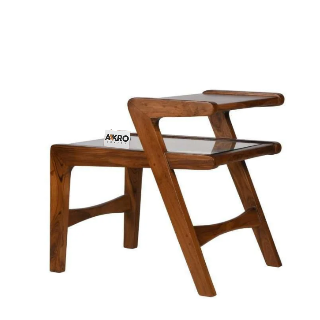 Rustovia Teak Wood Side Table