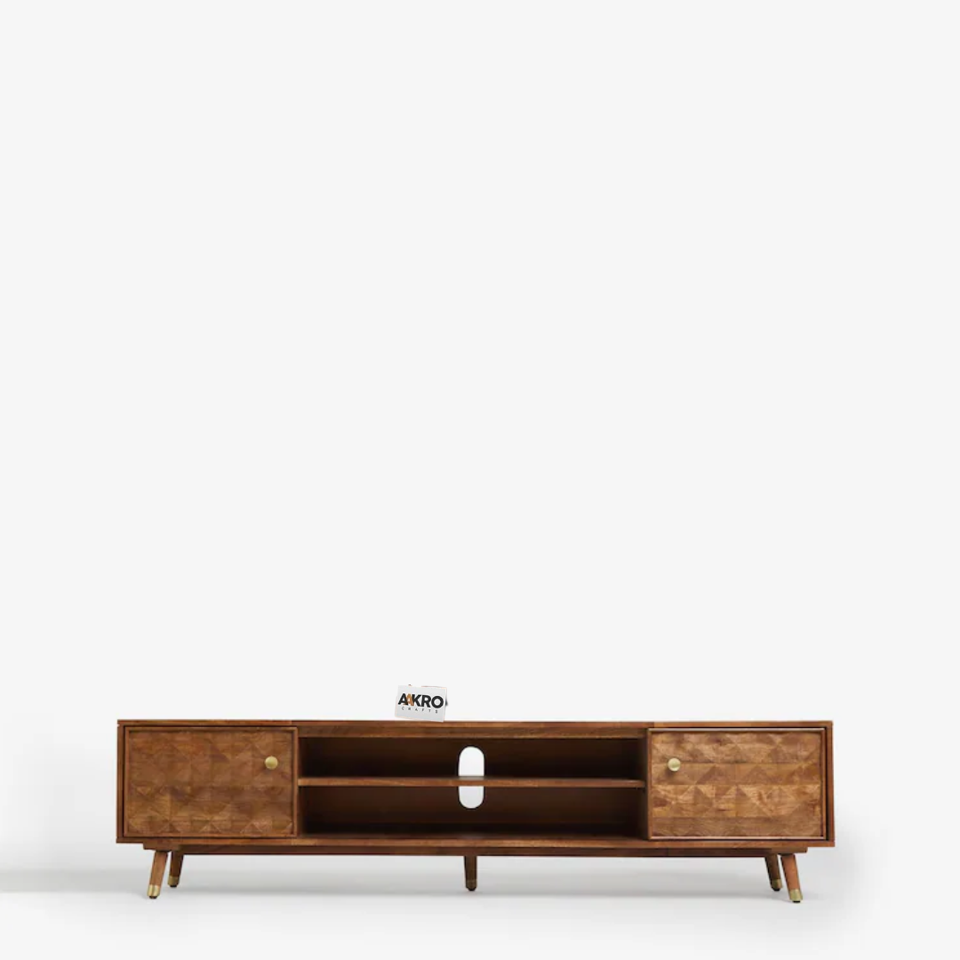 Loghue Solid Wood TV Unit