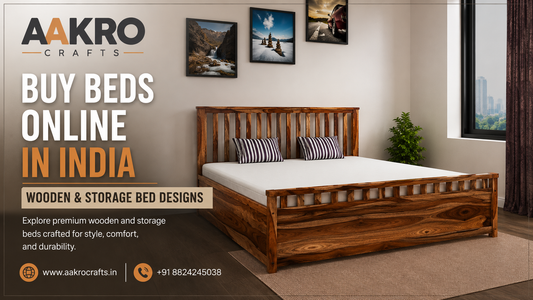 Buy Beds Online in India | Wooden & Storage Bed Designs