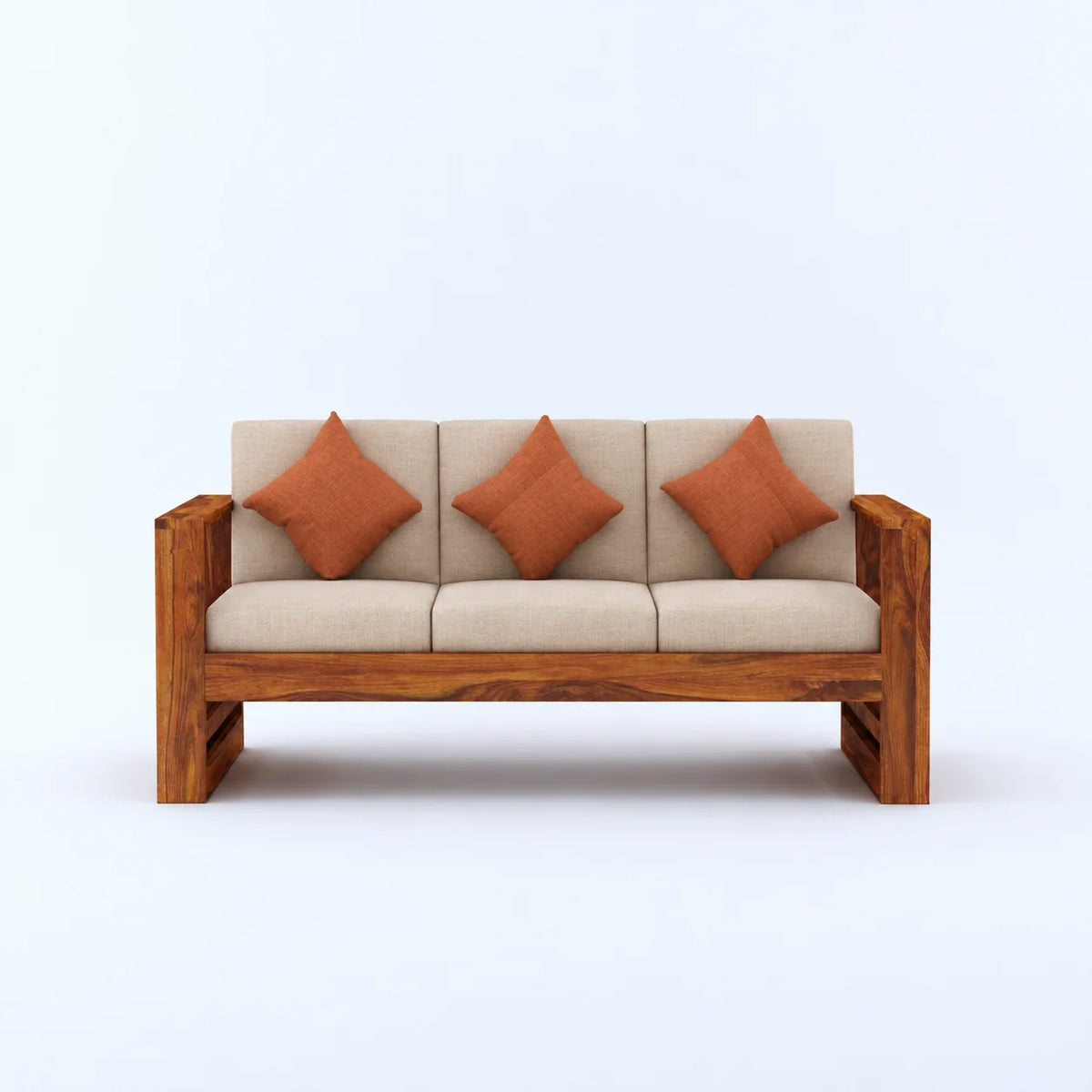 3 Seater Sofa with Solid Wood Frame