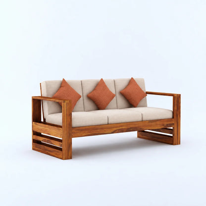3 Seater Sofa with Solid Wood Frame