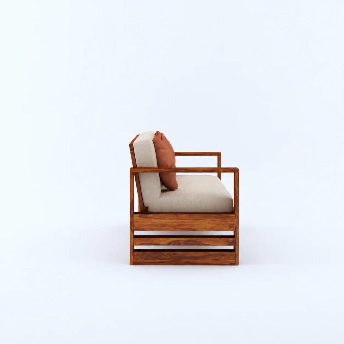 3 Seater Sofa with Solid Wood Frame