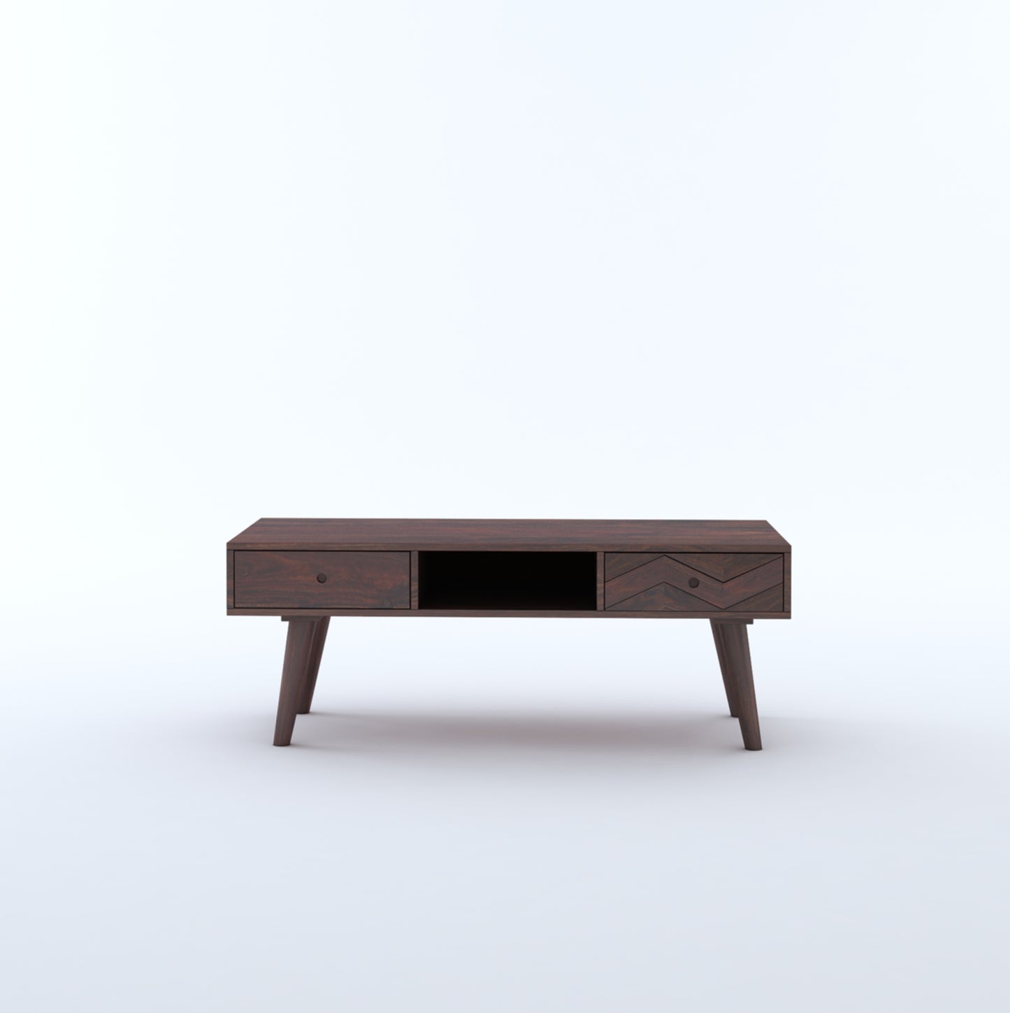 Sheesham Wood Coffee Table with 2 Drawers