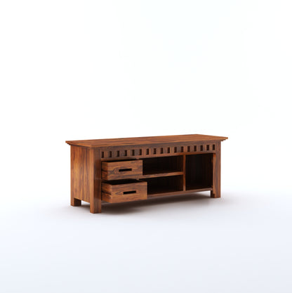 Kuber Wooden TV Unit with Drawers & Cabinet