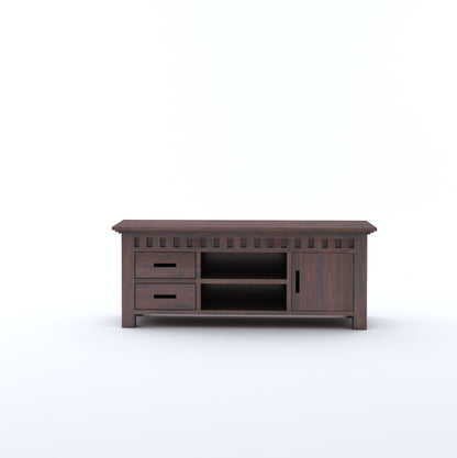 Kuber Wooden TV Unit with Drawers & Cabinet
