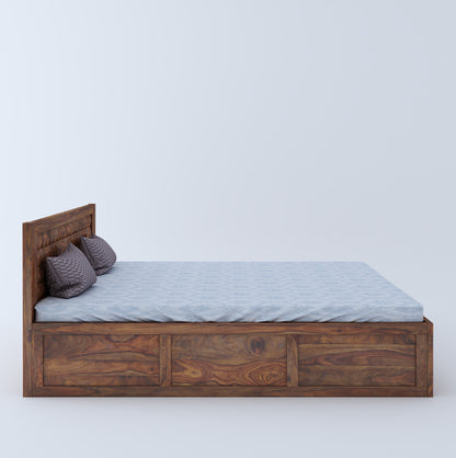 Pinerra Queen Front Drawer Storage Bed