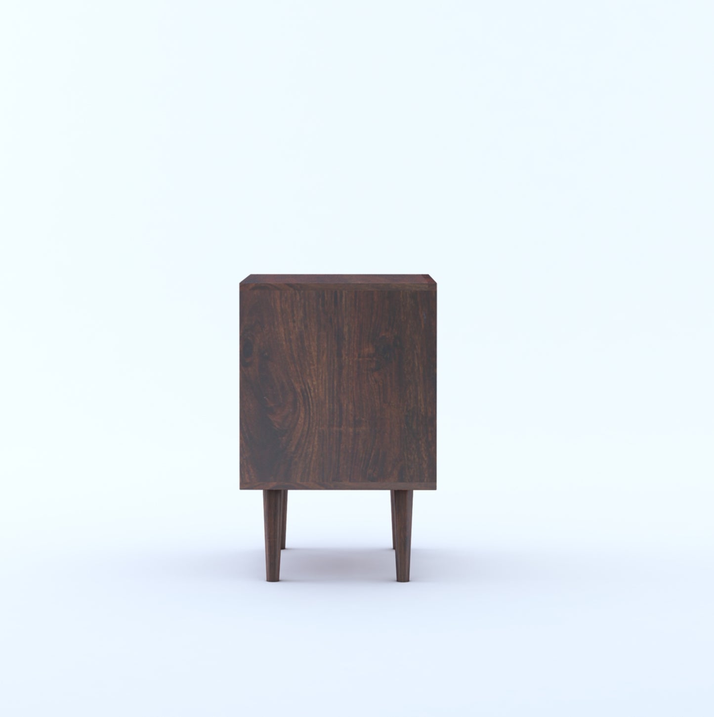Cane Panel Solid Sheesham Wood Bedside Table – 2 Drawer