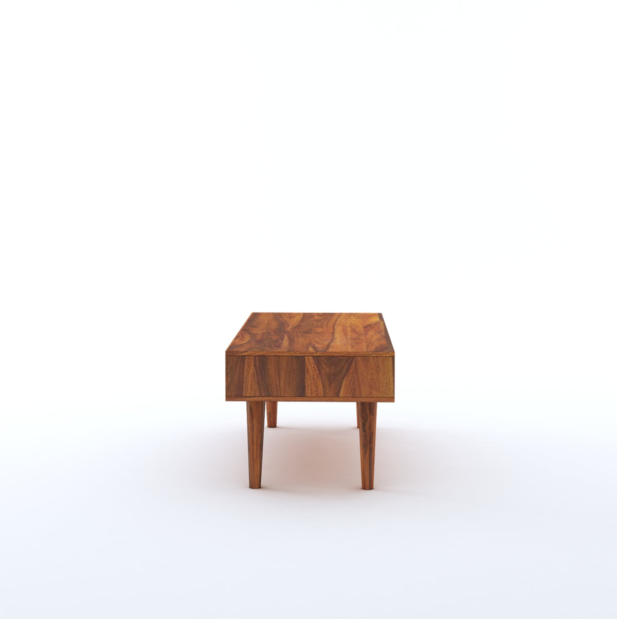 Sheesham Wood Coffee Table with 2 Drawers