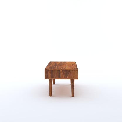 Sheesham Wood Coffee Table with 2 Drawers