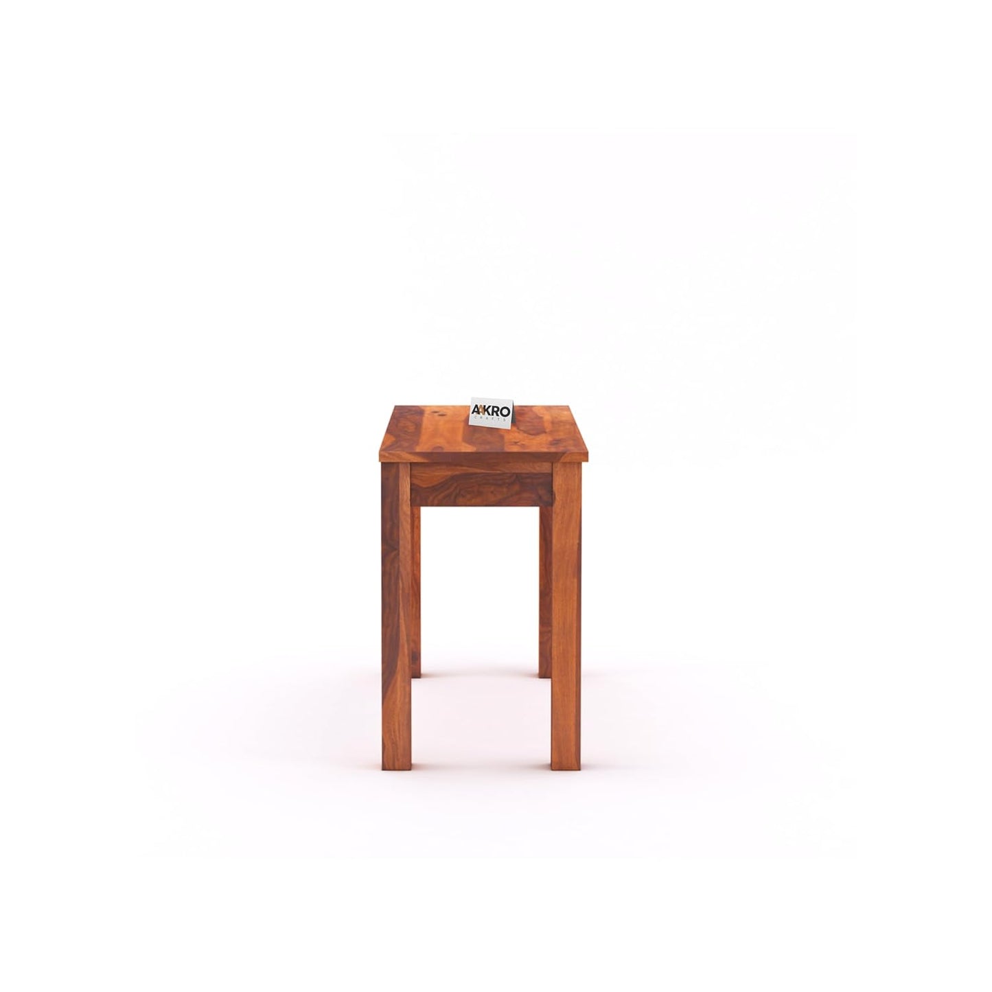 Sheesham Wood Study Table with 2 Drawers  - 1 Year Warranty