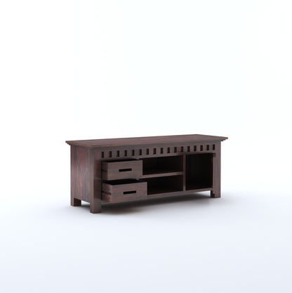Kuber Wooden TV Unit with Drawers & Cabinet