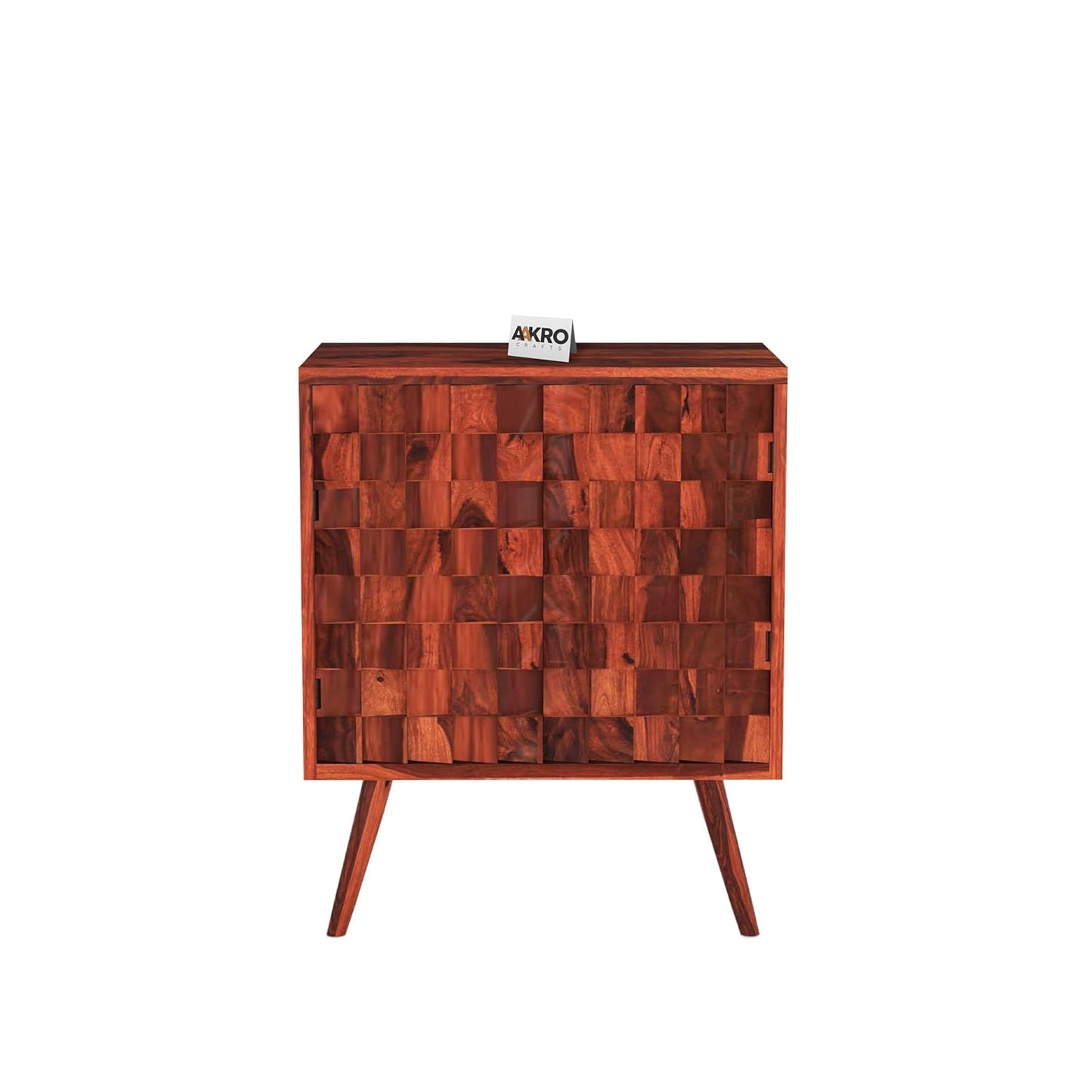 Sheesham Wood Sideboards and Cabinet with 2 Door Storage  - 1 Year Warranty