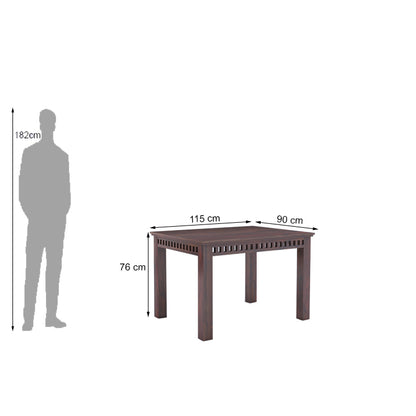 Kuber Solid Sheesham Wood 4 Seater Dining Set