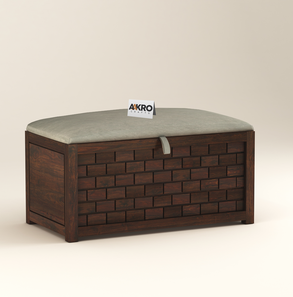 Ray Storage Bench (Walnut Finish)