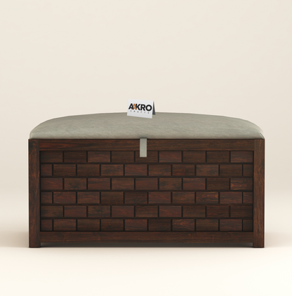 Ray Storage Bench (Walnut Finish)