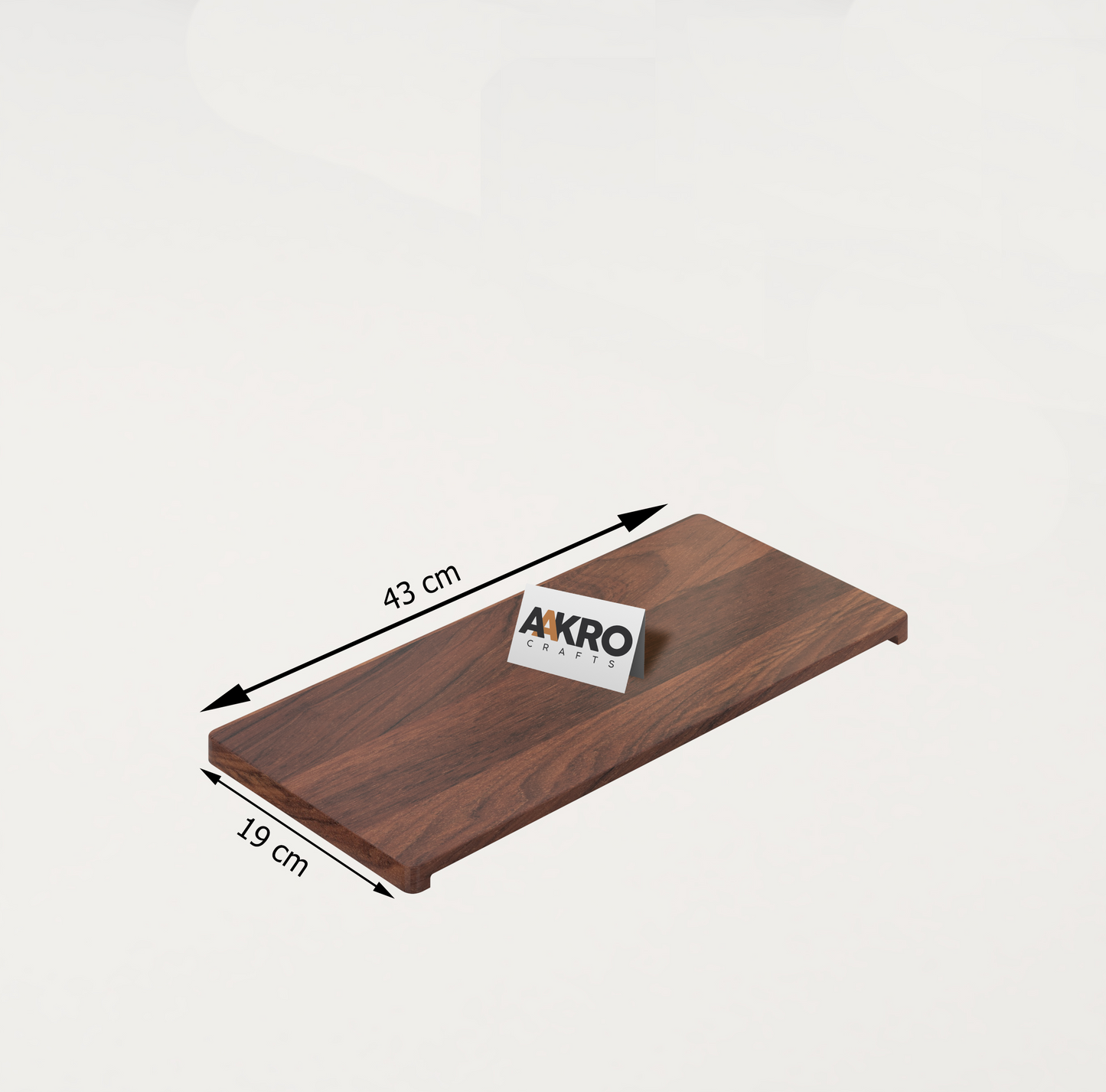 Meta Rectangle Wooded Tray with Toaster, Serve Tea, Coffee, Wine, Classic Wooden Decorative Tray