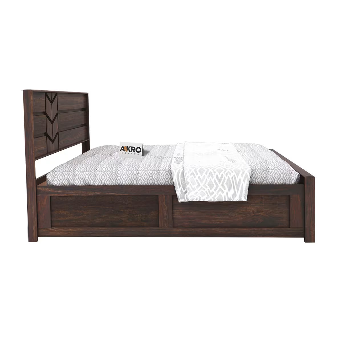 Wooden Box Cot Bed from Jaipur - Aakro Crafts Furnitures
