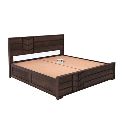 Jaipur Solid Sheesham Wood Box Storage Bed