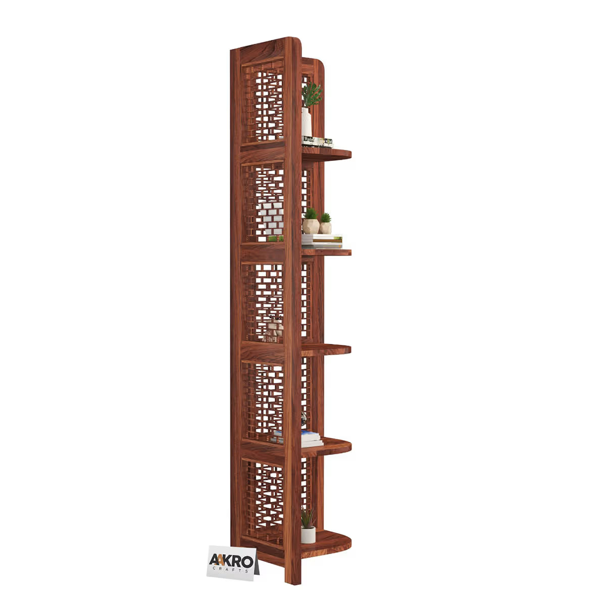 Solid wood bookshelf Online | sheesham wood bookshelf 