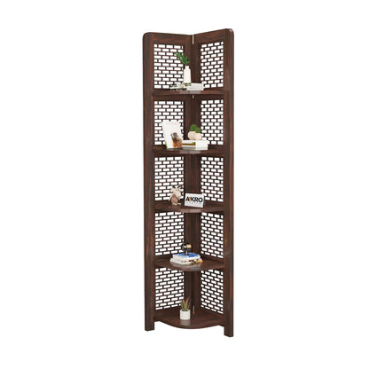 Divine Bookshelf / Display Unit (Walnut Finish)