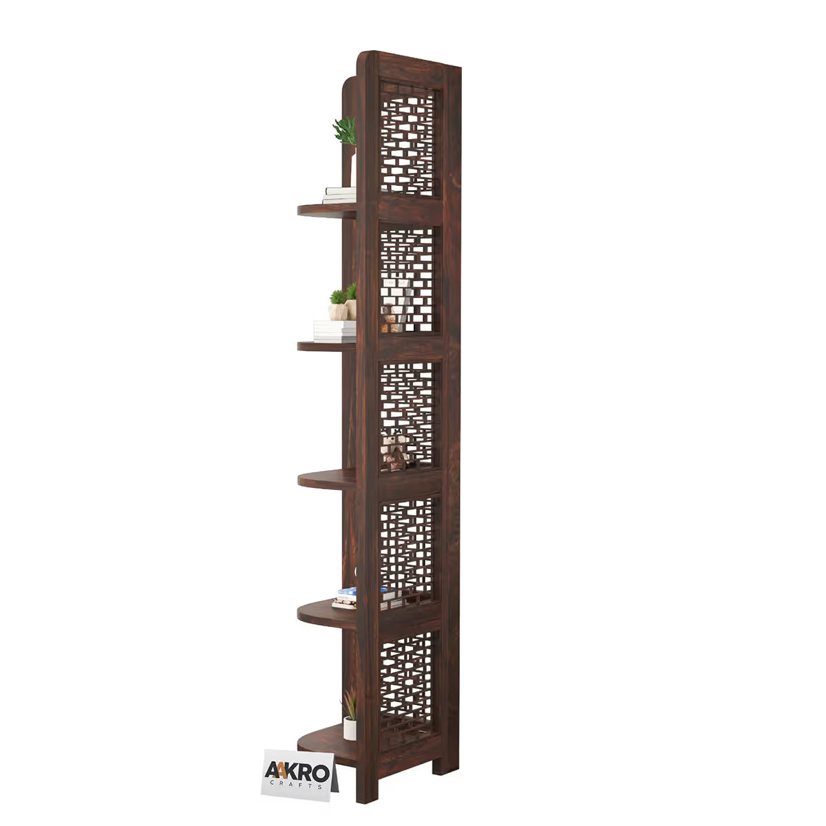 Divine Bookshelf / Display Unit (Walnut Finish)