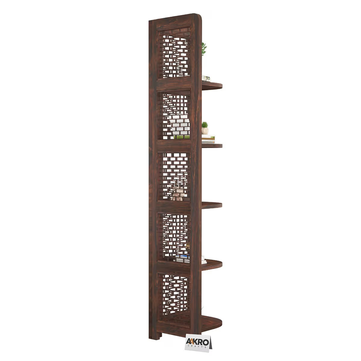 Divine Bookshelf / Display Unit (Walnut Finish)