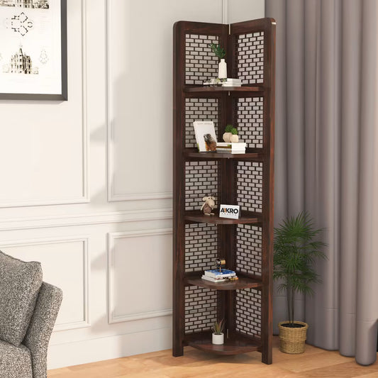 Divine Bookshelf / Display Unit (Walnut Finish)
