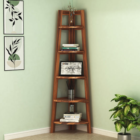 Elena Bookshelf / Display Unit (Honey Finish)