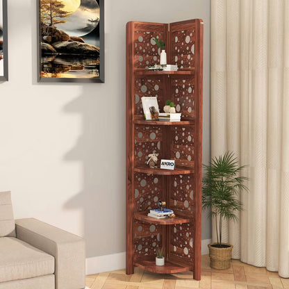 Solid wood bookshelf Online | sheesham wood bookshelf