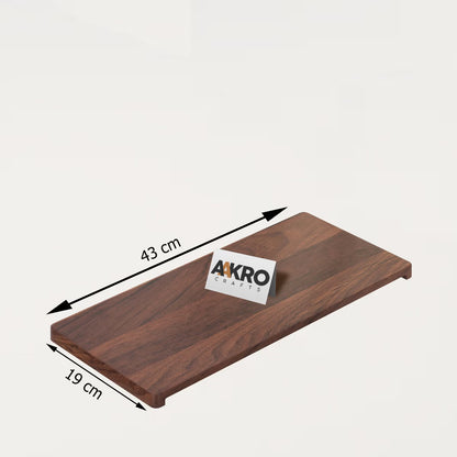 Wooden Rectangle Shape Sheesham Wood Serving Trays Online INdia