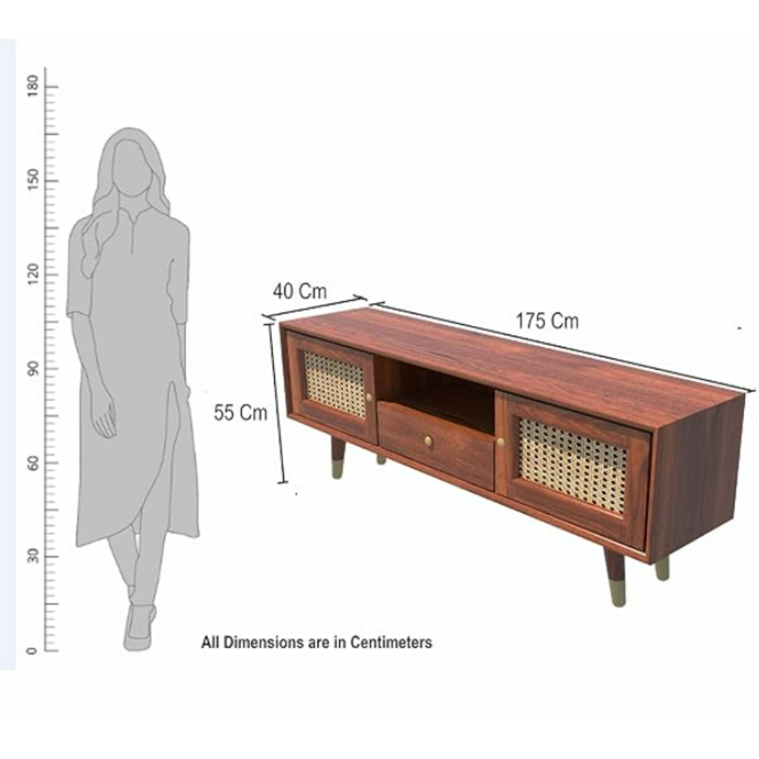 Napvia Rattan TV Unit