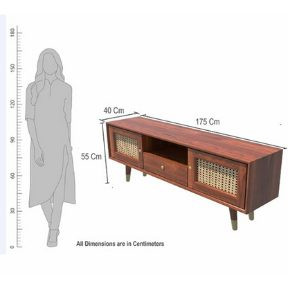 Napvia Rattan TV Unit