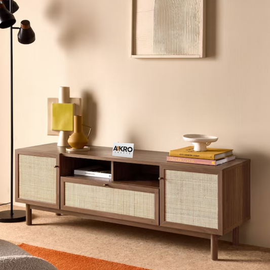 Aurino Rattan TV Unit