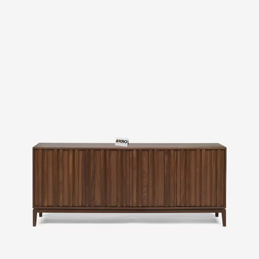 Stowa Sideboard in Walnut Finish - earthy tones for modern Indian interiors
